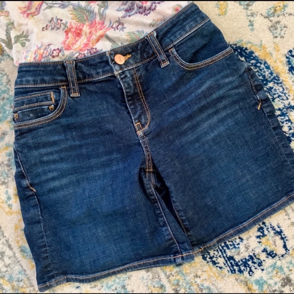 Pilcro & the Letterpress Jean Shorts